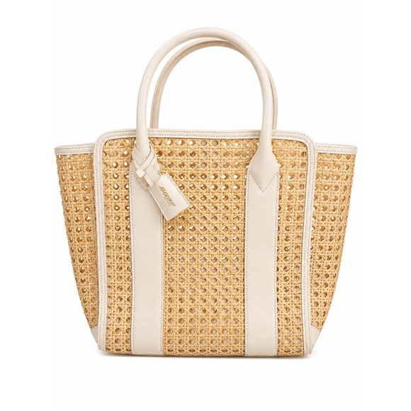 BNSF Railway Vintage Y2K Woven Summer Straw Shoulder Tote Beach Vacation Bag